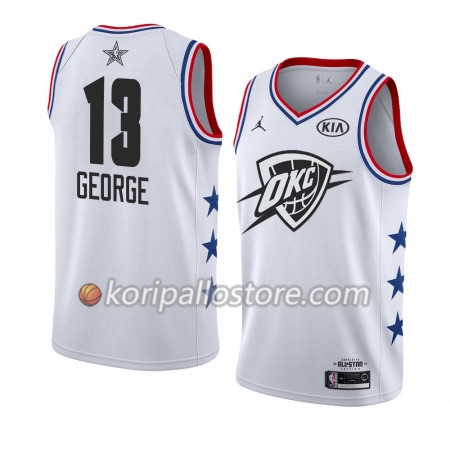 Oklahoma City Thunder Paul George 13 2019 All Star Jordan Brand Valkoinen Miesten Pelipaidat Swingman 